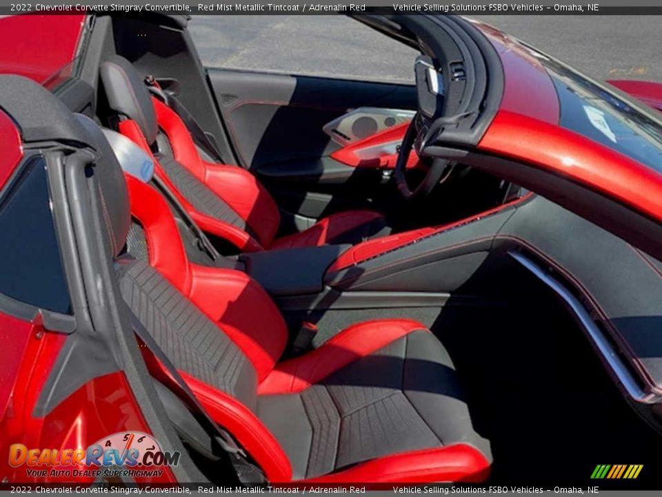 Front Seat of 2022 Chevrolet Corvette Stingray Convertible Photo #5