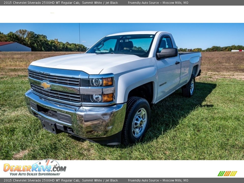 2015 Chevrolet Silverado 2500HD WT Regular Cab Summit White / Jet Black Photo #8