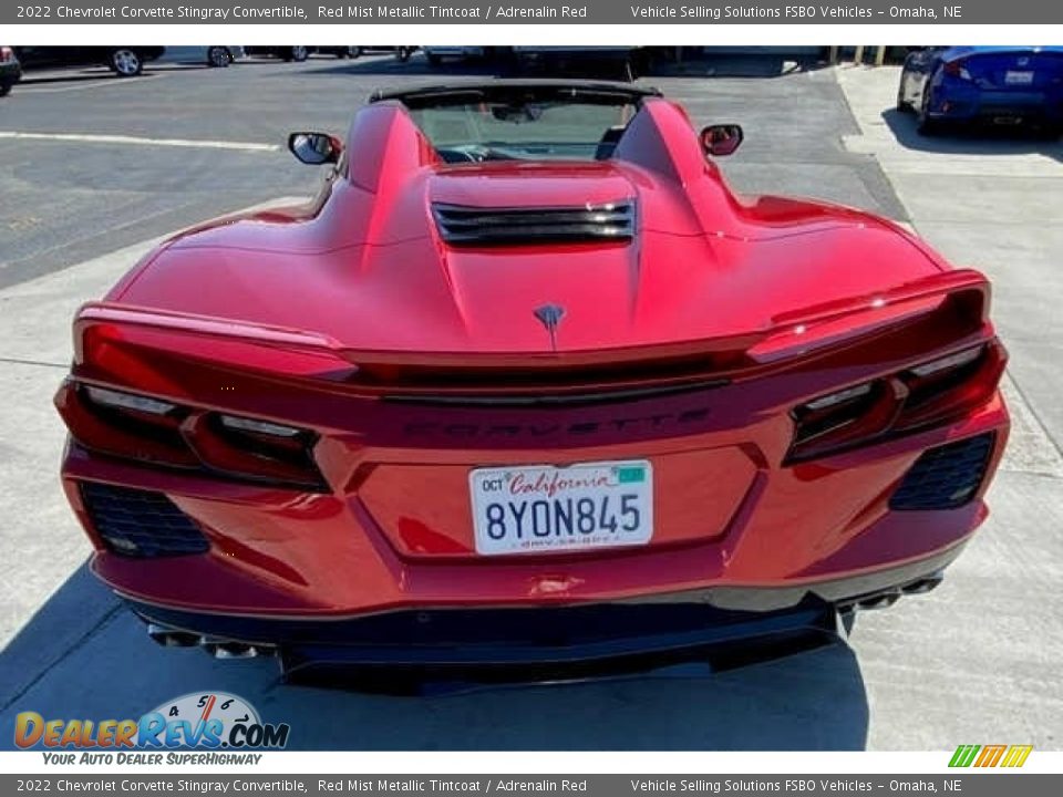 2022 Chevrolet Corvette Stingray Convertible Red Mist Metallic Tintcoat / Adrenalin Red Photo #7