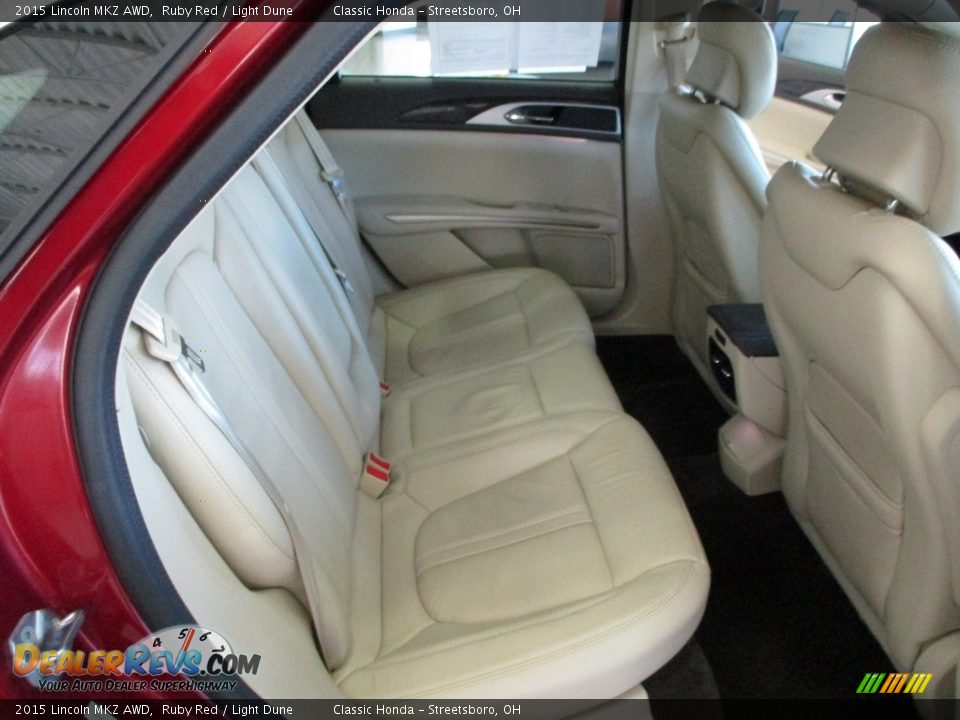 Rear Seat of 2015 Lincoln MKZ AWD Photo #21