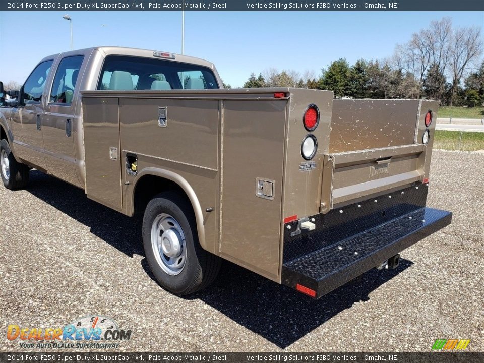 2014 Ford F250 Super Duty XL SuperCab 4x4 Pale Adobe Metallic / Steel Photo #2