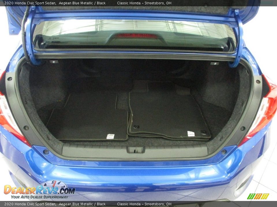 2020 Honda Civic Sport Sedan Aegean Blue Metallic / Black Photo #13