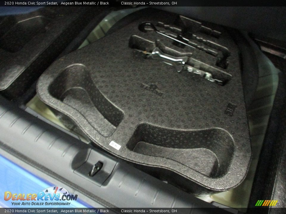 2020 Honda Civic Sport Sedan Aegean Blue Metallic / Black Photo #14