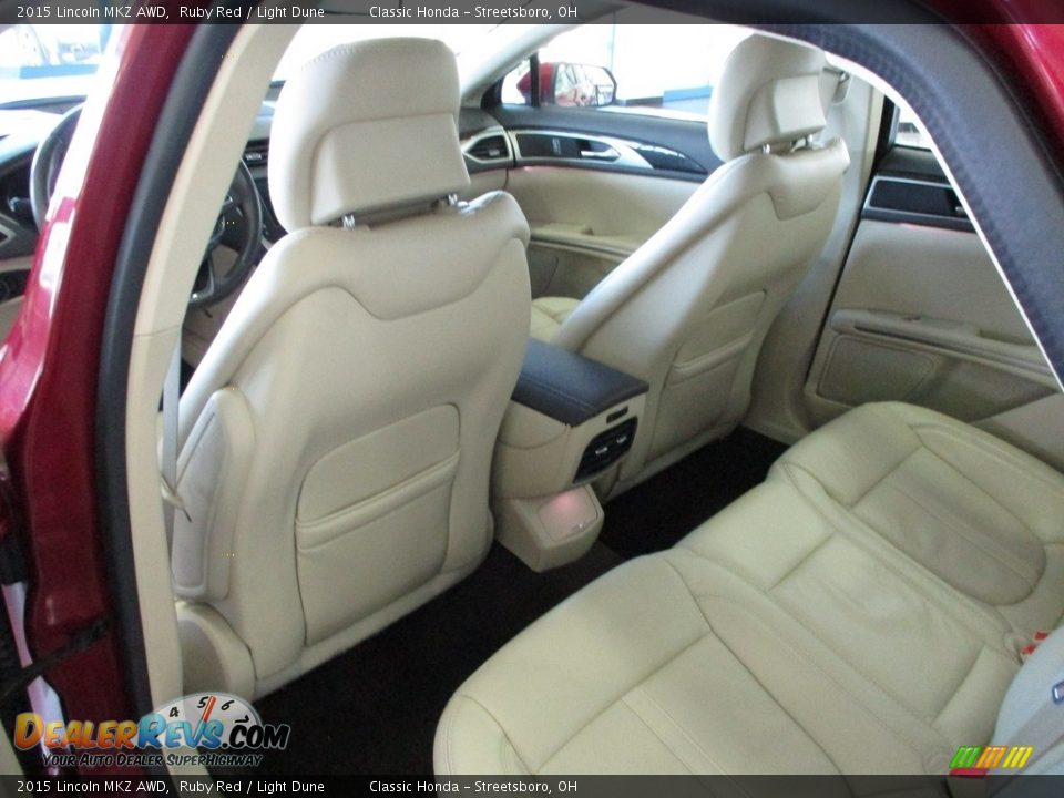 Rear Seat of 2015 Lincoln MKZ AWD Photo #25