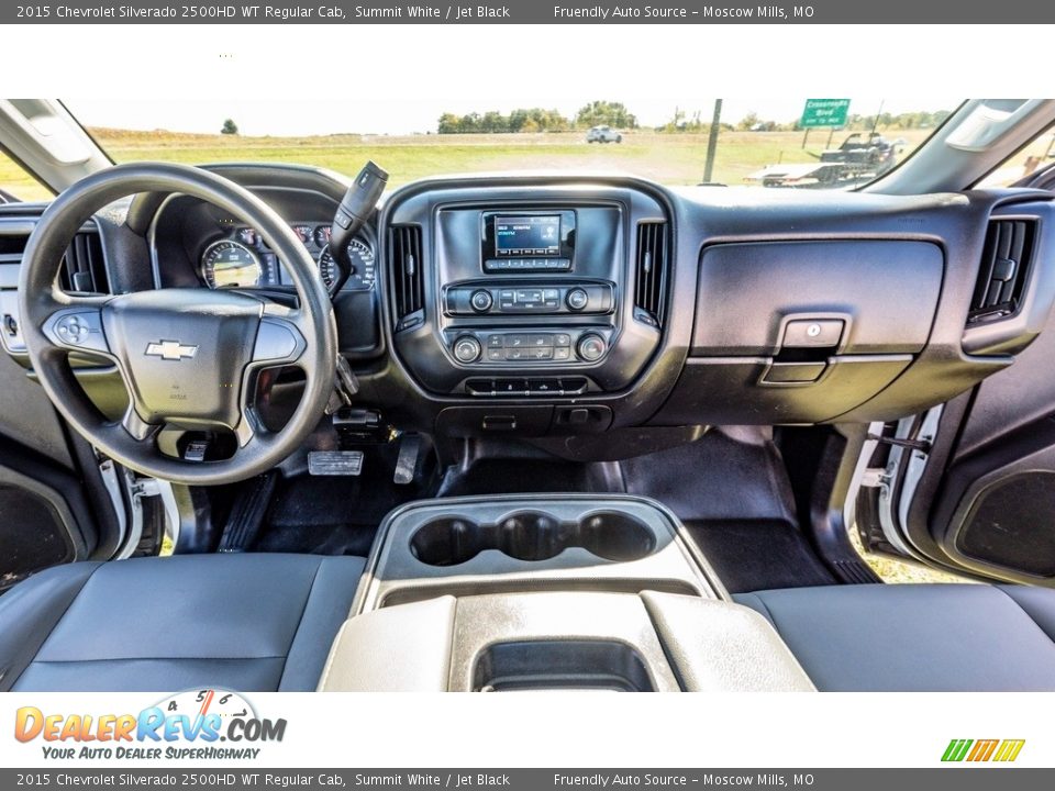 2015 Chevrolet Silverado 2500HD WT Regular Cab Summit White / Jet Black Photo #24