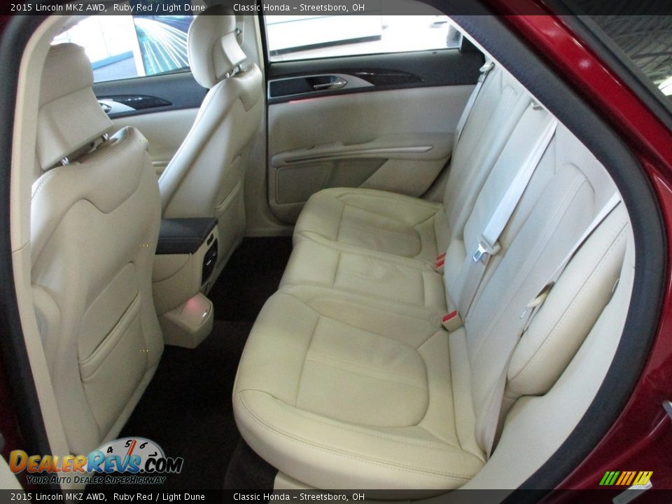 Rear Seat of 2015 Lincoln MKZ AWD Photo #26