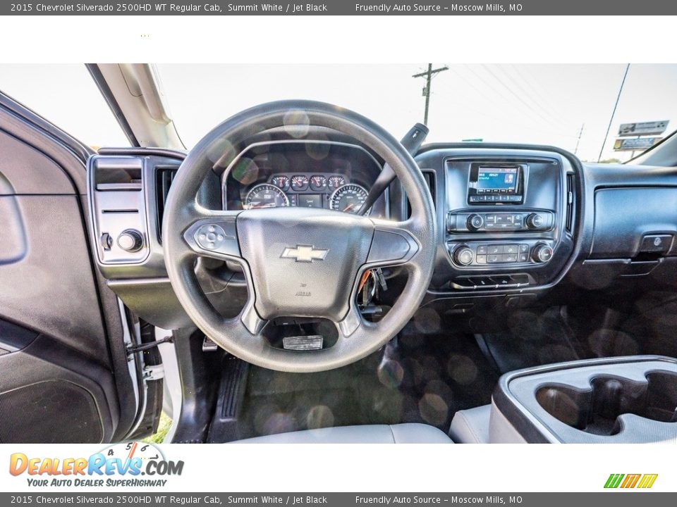 2015 Chevrolet Silverado 2500HD WT Regular Cab Summit White / Jet Black Photo #25