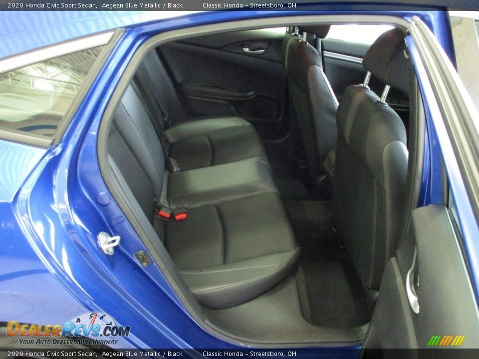 2020 Honda Civic Sport Sedan Aegean Blue Metallic / Black Photo #21