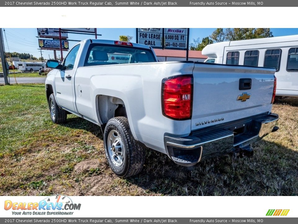 2017 Chevrolet Silverado 2500HD Work Truck Regular Cab Summit White / Dark Ash/Jet Black Photo #4