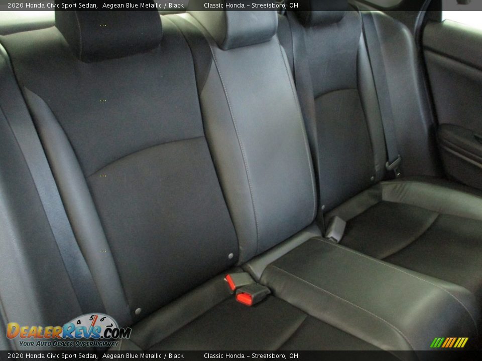 2020 Honda Civic Sport Sedan Aegean Blue Metallic / Black Photo #22
