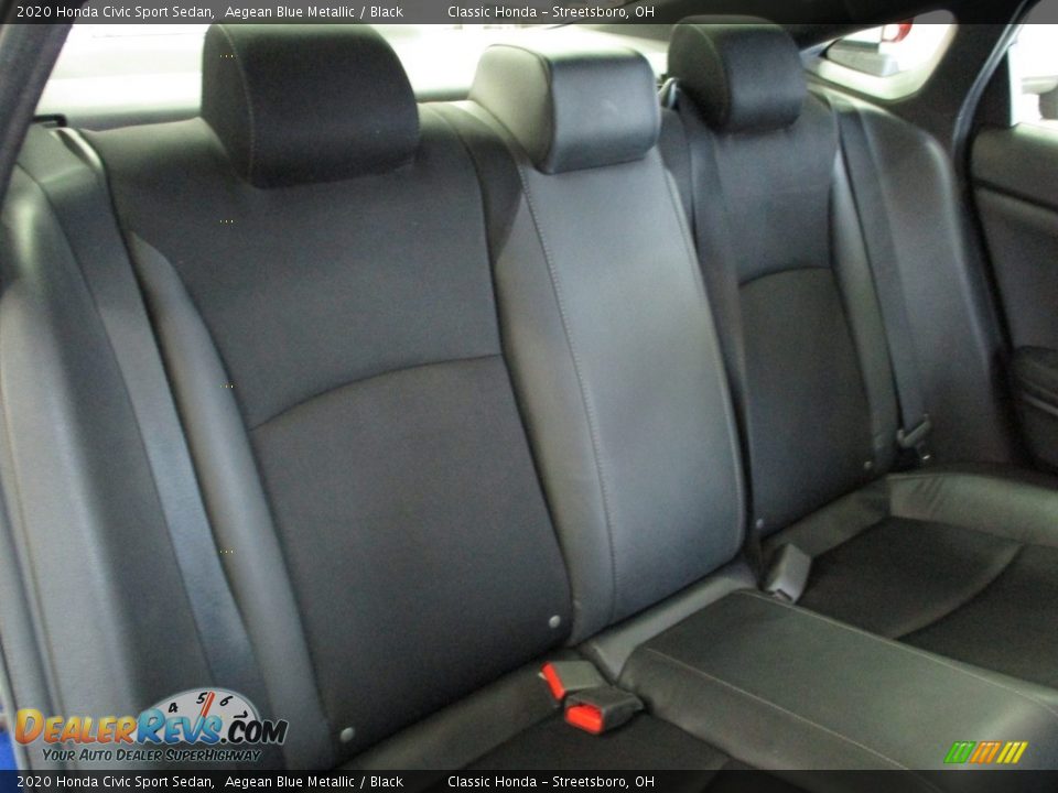 2020 Honda Civic Sport Sedan Aegean Blue Metallic / Black Photo #23