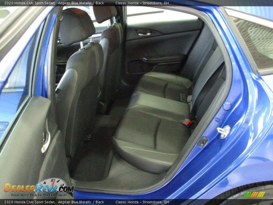 2020 Honda Civic Sport Sedan Aegean Blue Metallic / Black Photo #25