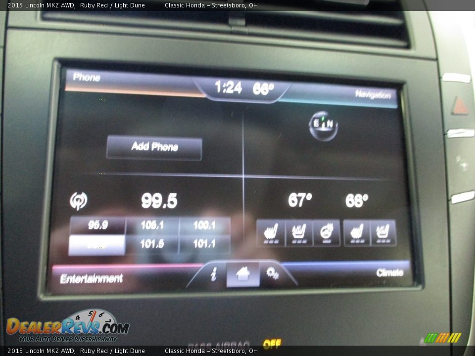 Audio System of 2015 Lincoln MKZ AWD Photo #36