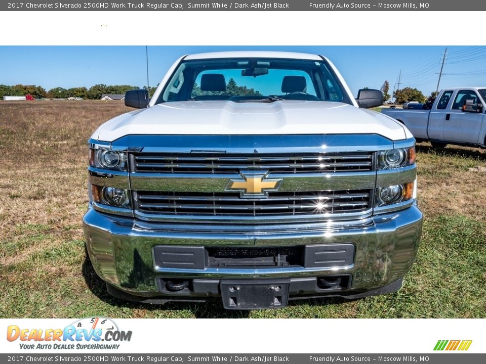 2017 Chevrolet Silverado 2500HD Work Truck Regular Cab Summit White / Dark Ash/Jet Black Photo #9