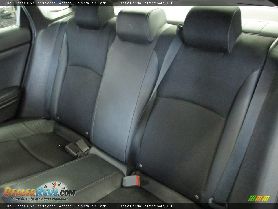 2020 Honda Civic Sport Sedan Aegean Blue Metallic / Black Photo #27