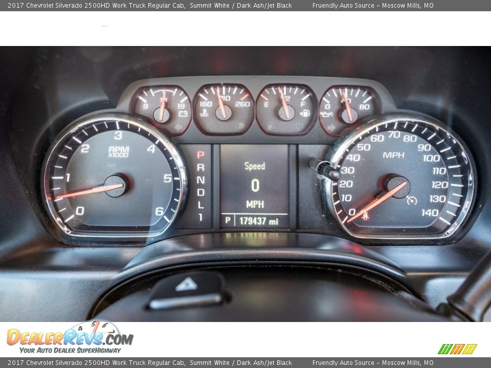 2017 Chevrolet Silverado 2500HD Work Truck Regular Cab Gauges Photo #15