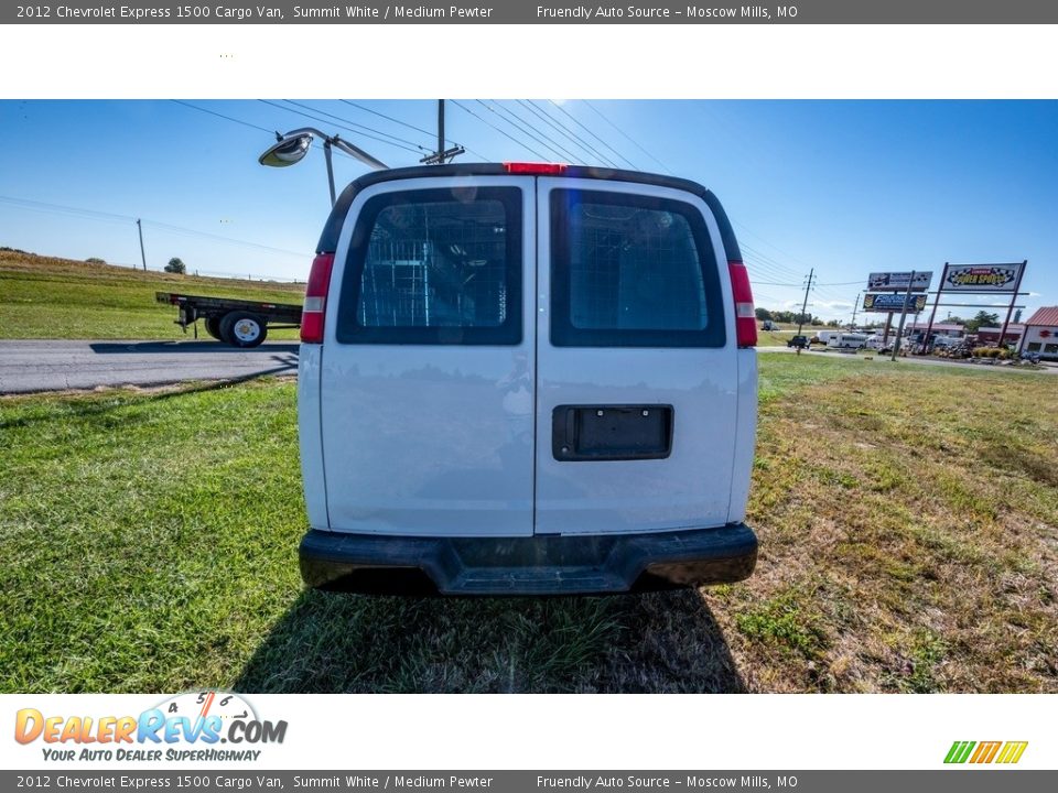 2012 Chevrolet Express 1500 Cargo Van Summit White / Medium Pewter Photo #6