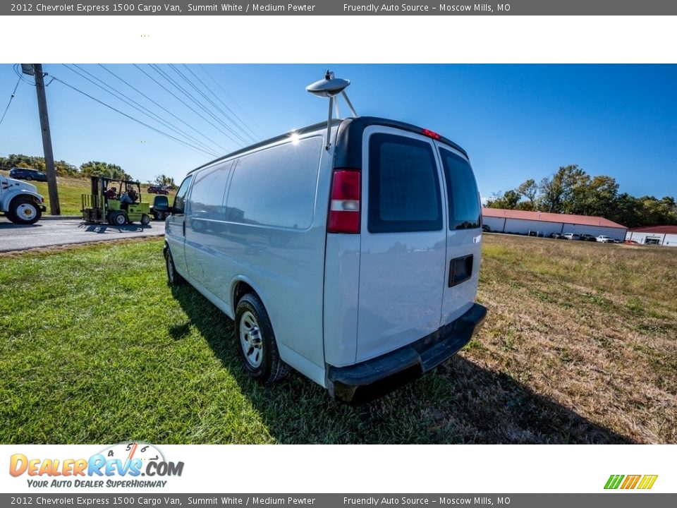 2012 Chevrolet Express 1500 Cargo Van Summit White / Medium Pewter Photo #7