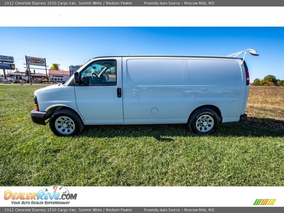 2012 Chevrolet Express 1500 Cargo Van Summit White / Medium Pewter Photo #8