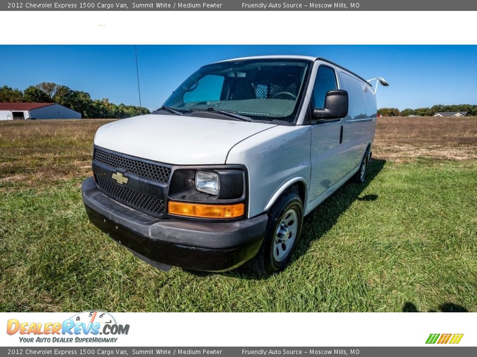 2012 Chevrolet Express 1500 Cargo Van Summit White / Medium Pewter Photo #9