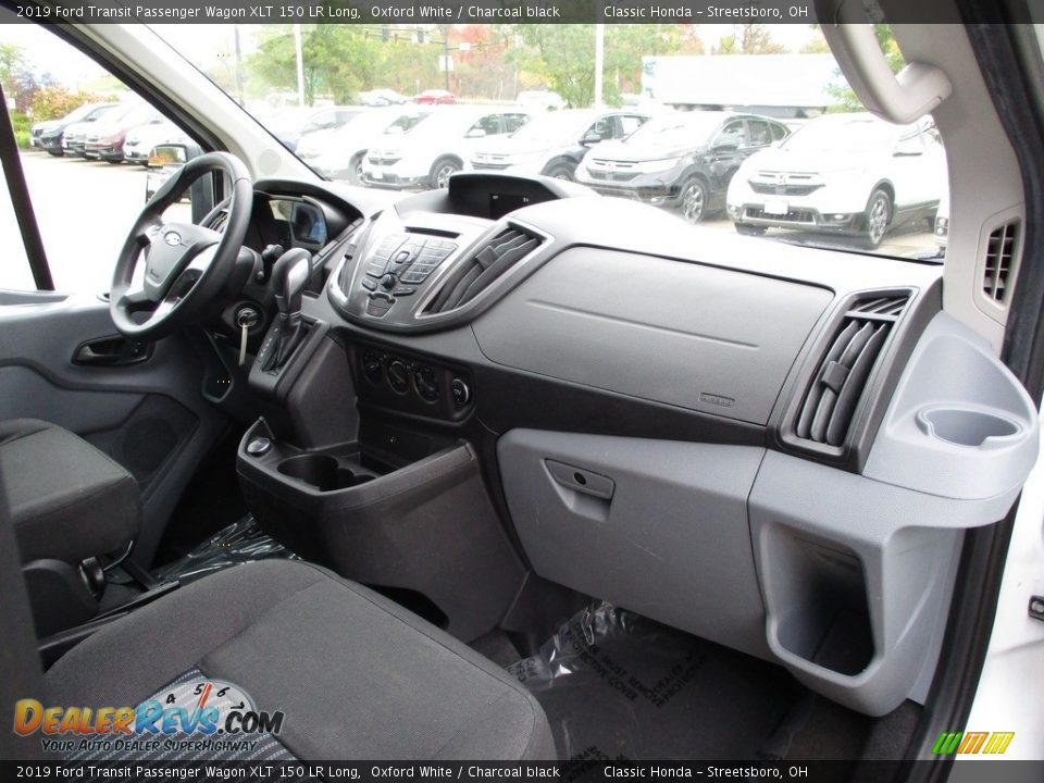 Charcoal black Interior - 2019 Ford Transit Passenger Wagon XLT 150 LR Long Photo #18