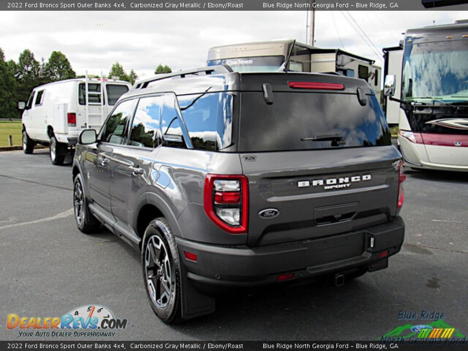 2022 Ford Bronco Sport Outer Banks 4x4 Carbonized Gray Metallic / Ebony/Roast Photo #3