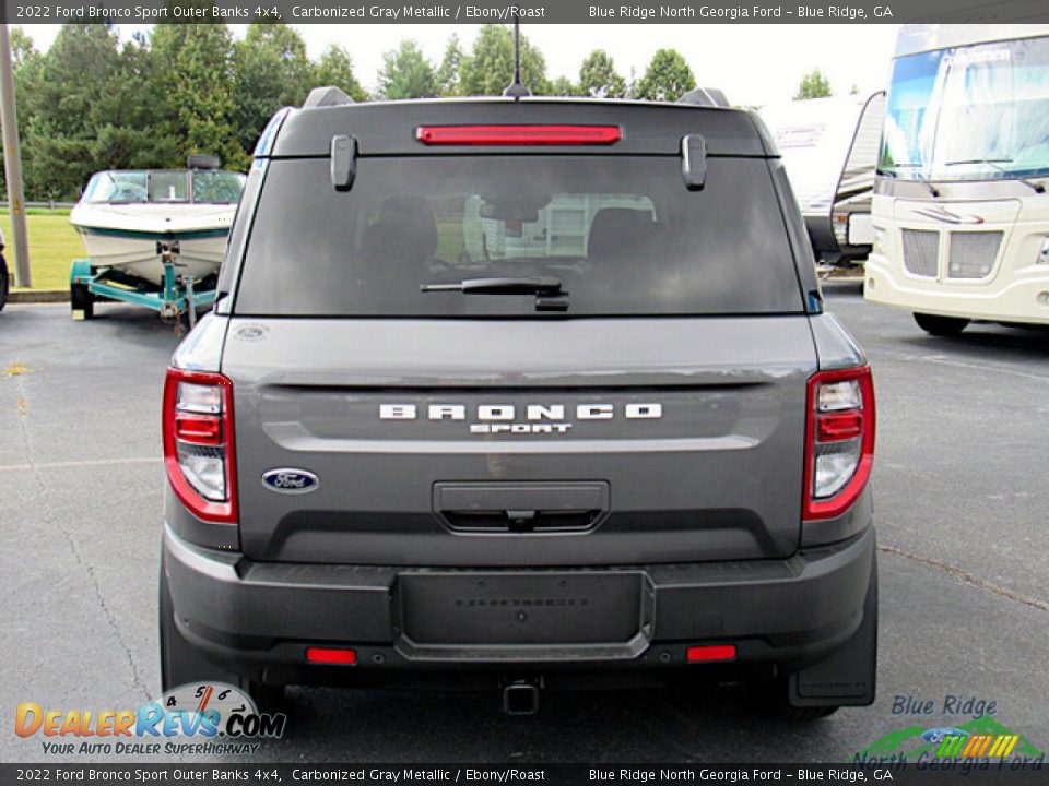 2022 Ford Bronco Sport Outer Banks 4x4 Carbonized Gray Metallic / Ebony/Roast Photo #4