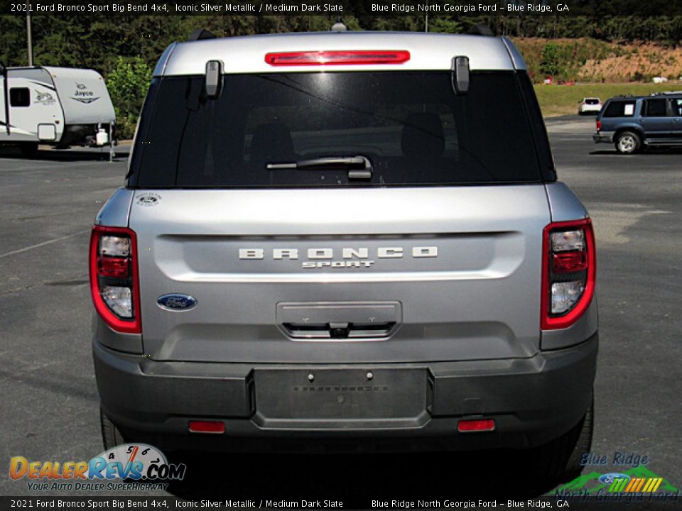 2021 Ford Bronco Sport Big Bend 4x4 Iconic Silver Metallic / Medium Dark Slate Photo #5