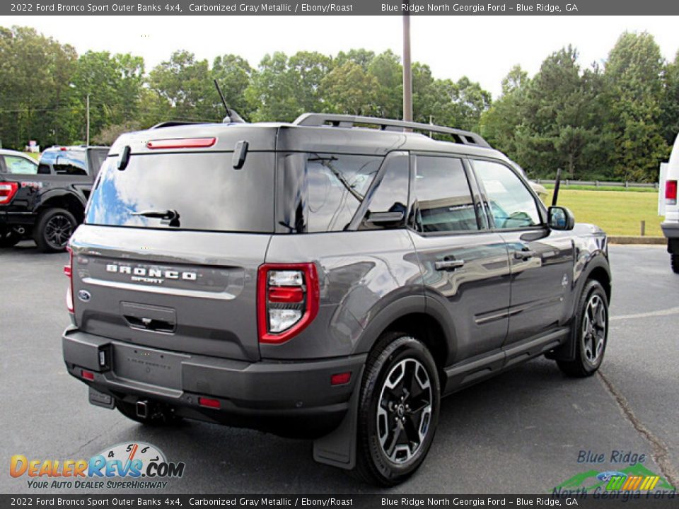 2022 Ford Bronco Sport Outer Banks 4x4 Carbonized Gray Metallic / Ebony/Roast Photo #5