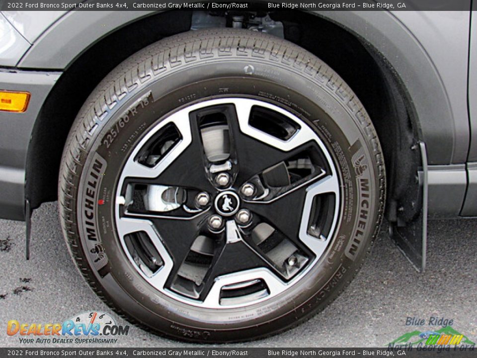 2022 Ford Bronco Sport Outer Banks 4x4 Carbonized Gray Metallic / Ebony/Roast Photo #9