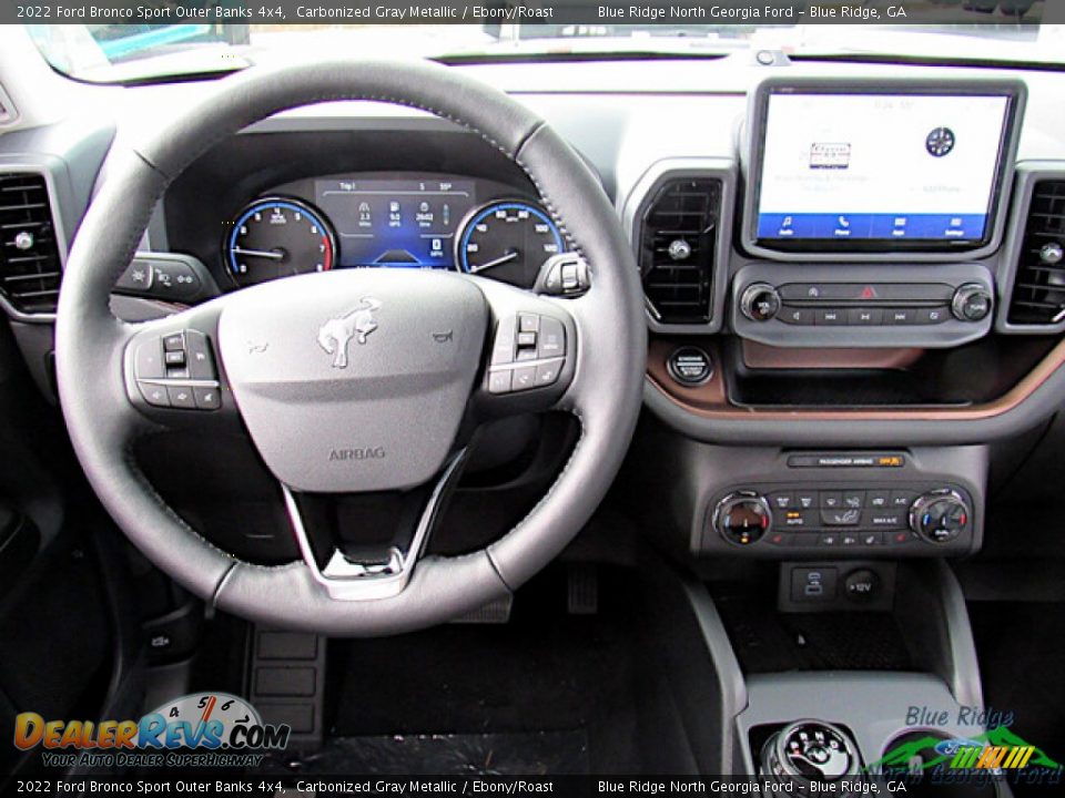 2022 Ford Bronco Sport Outer Banks 4x4 Carbonized Gray Metallic / Ebony/Roast Photo #14