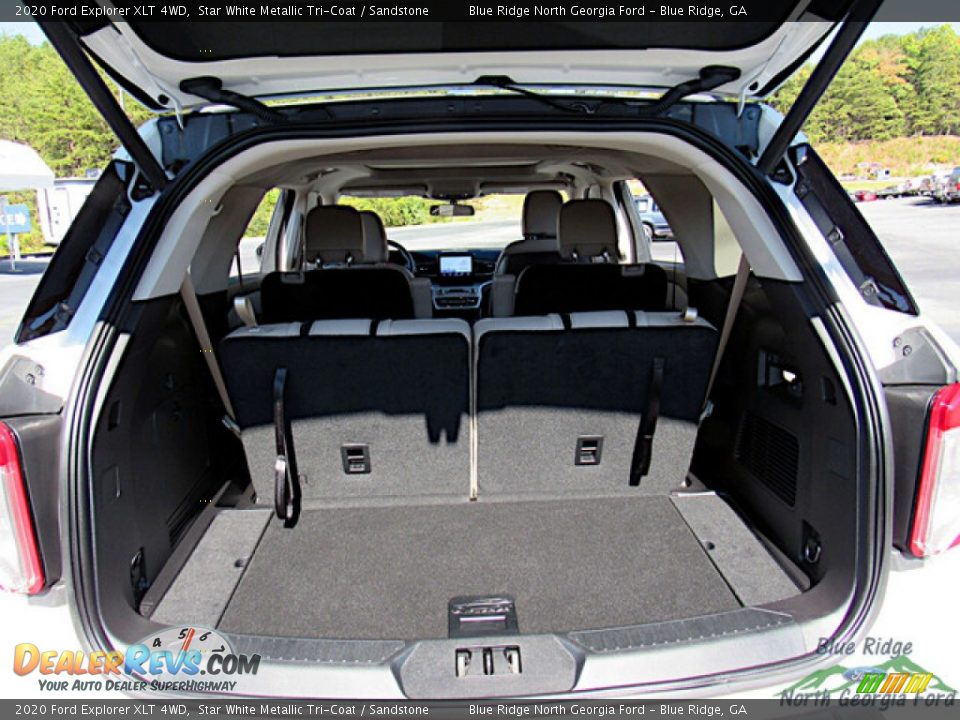 2020 Ford Explorer XLT 4WD Star White Metallic Tri-Coat / Sandstone Photo #15
