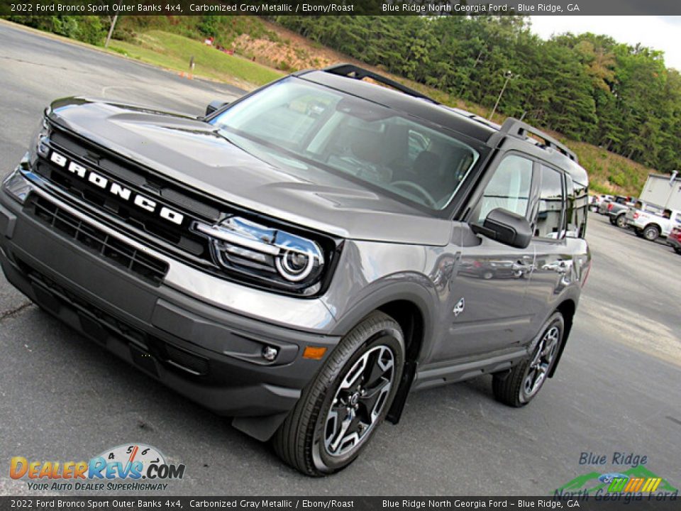 2022 Ford Bronco Sport Outer Banks 4x4 Carbonized Gray Metallic / Ebony/Roast Photo #24