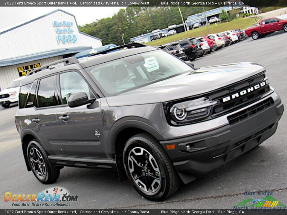 2022 Ford Bronco Sport Outer Banks 4x4 Carbonized Gray Metallic / Ebony/Roast Photo #25