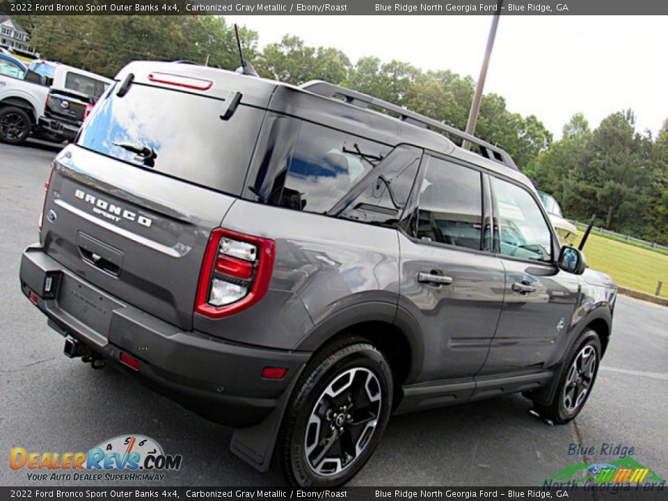2022 Ford Bronco Sport Outer Banks 4x4 Carbonized Gray Metallic / Ebony/Roast Photo #26