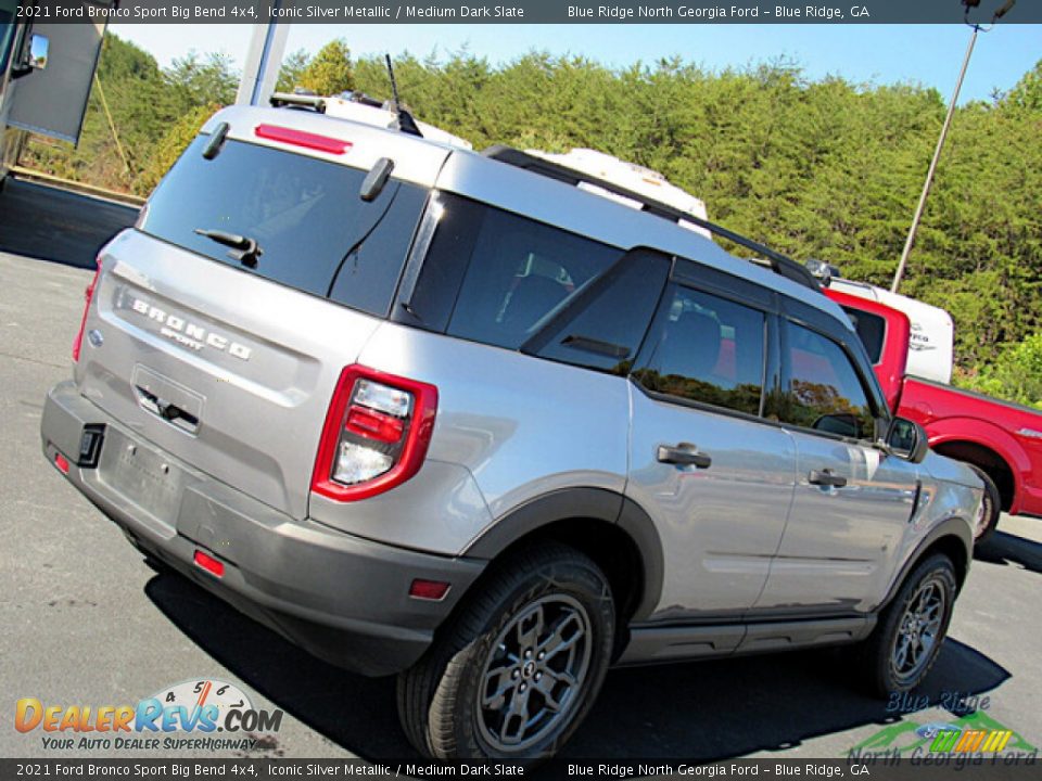 2021 Ford Bronco Sport Big Bend 4x4 Iconic Silver Metallic / Medium Dark Slate Photo #27