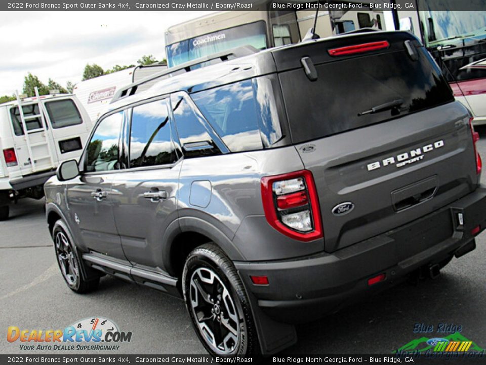 2022 Ford Bronco Sport Outer Banks 4x4 Carbonized Gray Metallic / Ebony/Roast Photo #27