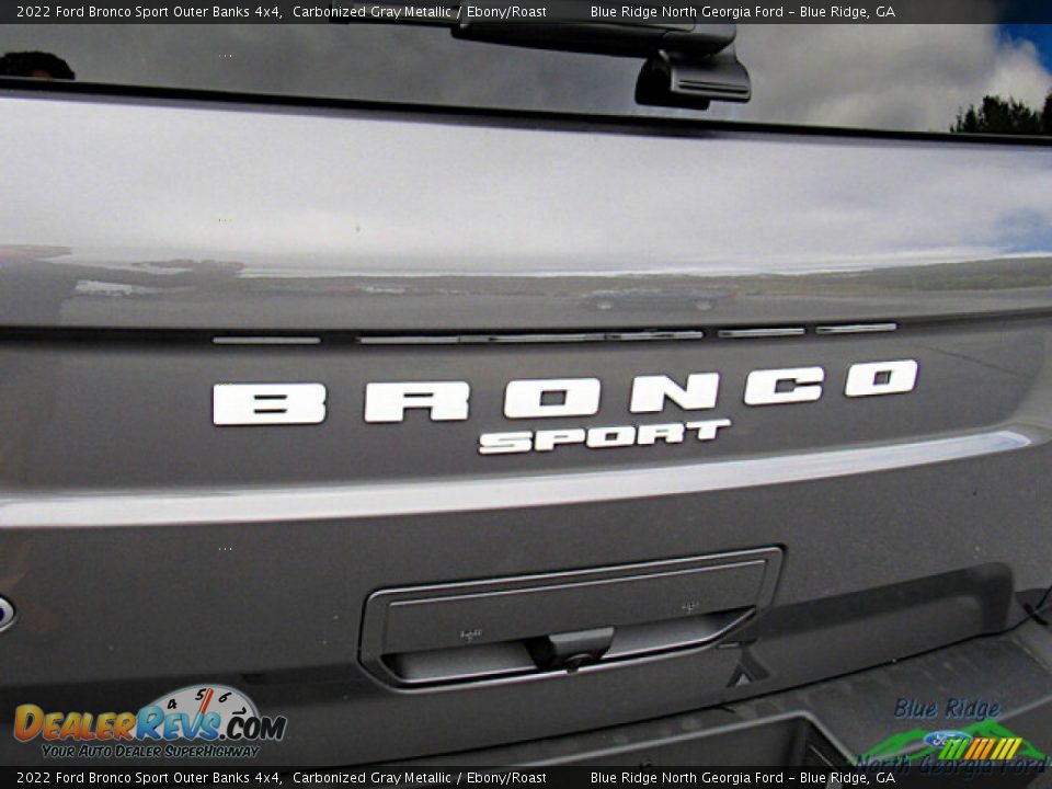 2022 Ford Bronco Sport Outer Banks 4x4 Carbonized Gray Metallic / Ebony/Roast Photo #28
