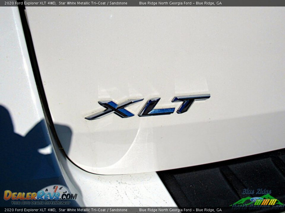 2020 Ford Explorer XLT 4WD Star White Metallic Tri-Coat / Sandstone Photo #33