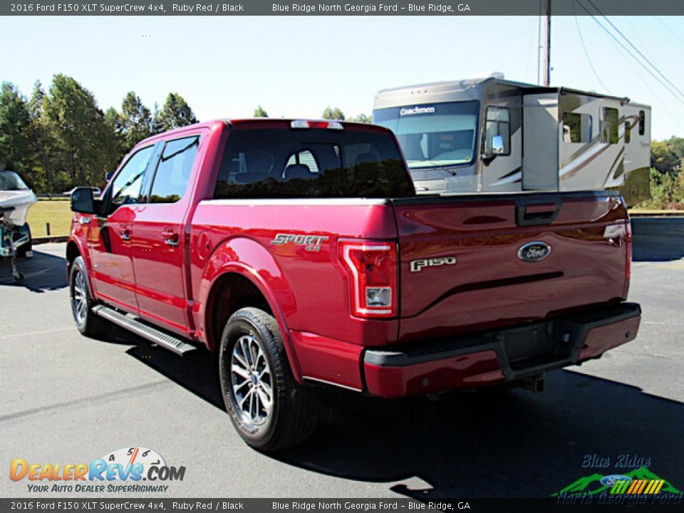 2016 Ford F150 XLT SuperCrew 4x4 Ruby Red / Black Photo #3