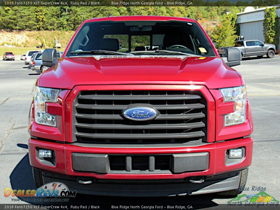 2016 Ford F150 XLT SuperCrew 4x4 Ruby Red / Black Photo #4