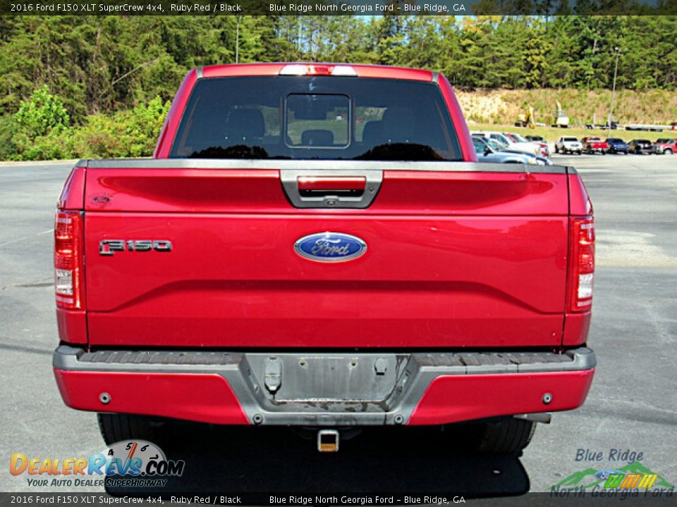 2016 Ford F150 XLT SuperCrew 4x4 Ruby Red / Black Photo #5