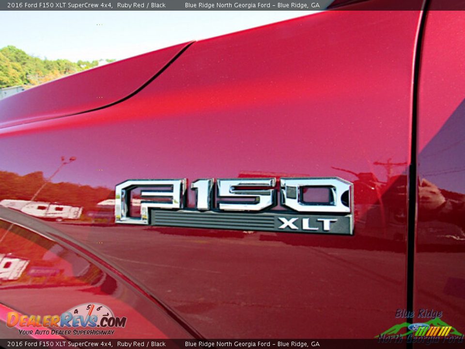 2016 Ford F150 XLT SuperCrew 4x4 Ruby Red / Black Photo #32