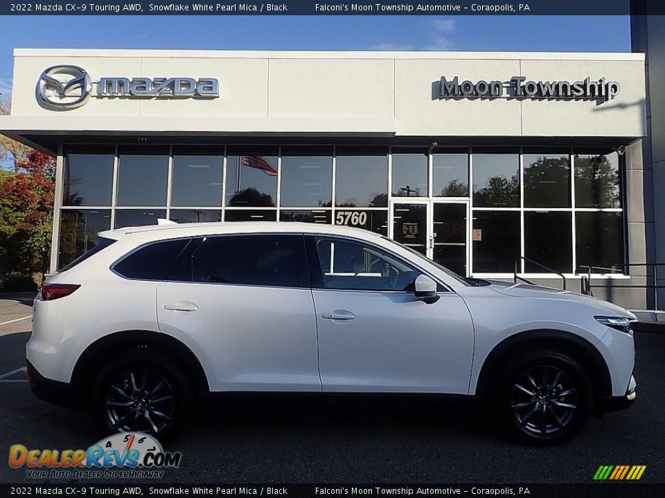 2022 Mazda CX-9 Touring AWD Snowflake White Pearl Mica / Black Photo #1