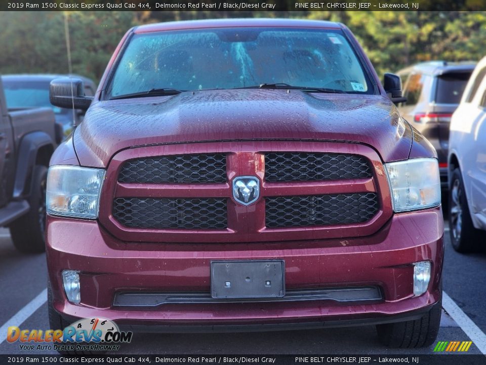 2019 Ram 1500 Classic Express Quad Cab 4x4 Delmonico Red Pearl / Black/Diesel Gray Photo #3