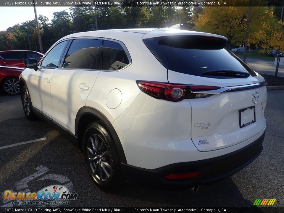 2022 Mazda CX-9 Touring AWD Snowflake White Pearl Mica / Black Photo #5