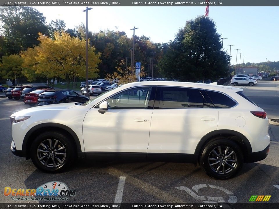 2022 Mazda CX-9 Touring AWD Snowflake White Pearl Mica / Black Photo #6