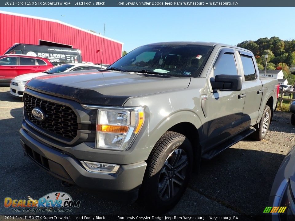 2021 Ford F150 STX SuperCrew 4x4 Lead Foot / Black Photo #1