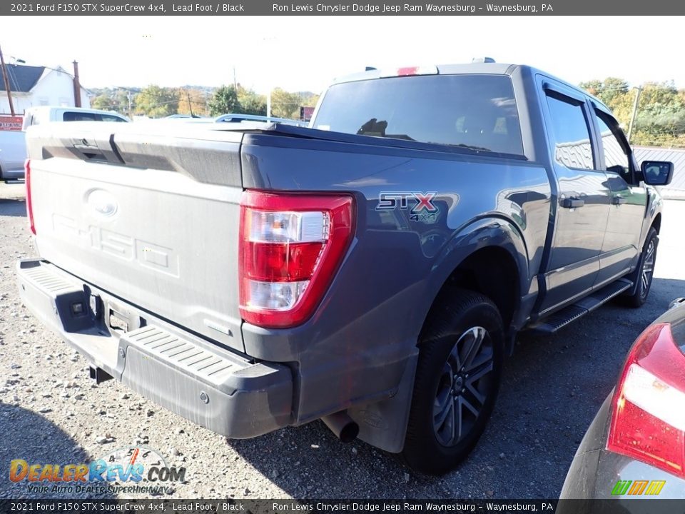 2021 Ford F150 STX SuperCrew 4x4 Lead Foot / Black Photo #3