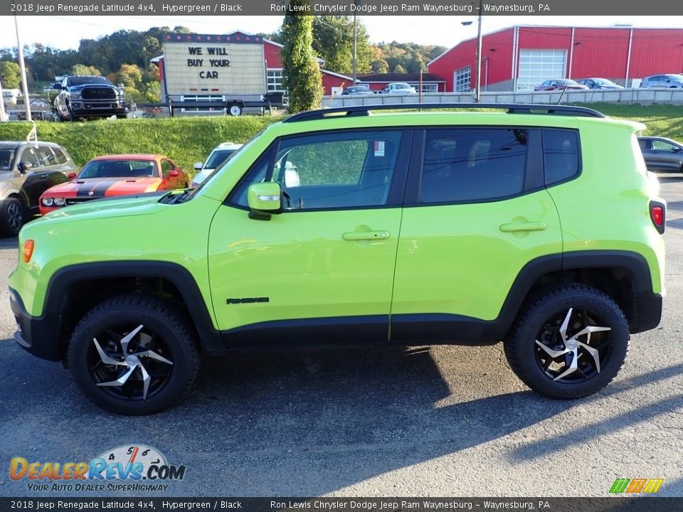 2018 Jeep Renegade Latitude 4x4 Hypergreen / Black Photo #2